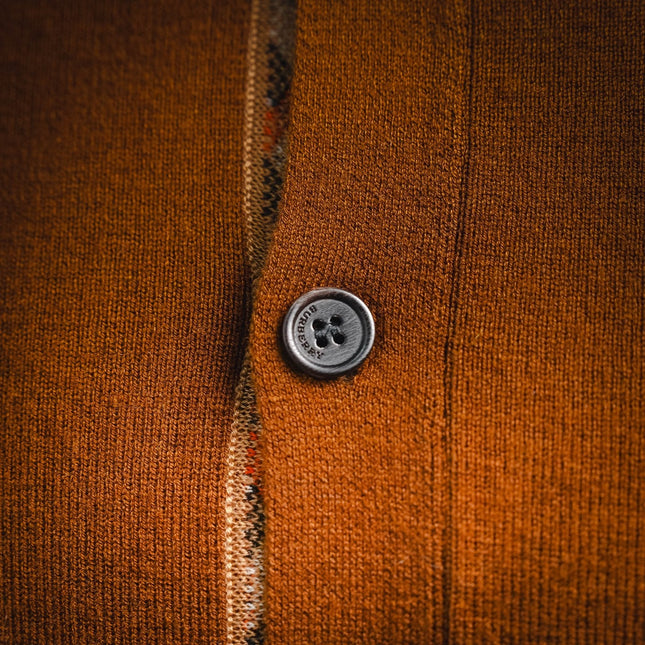 BURBERRY 26S COLLARED KNIT CARDIGAN 495