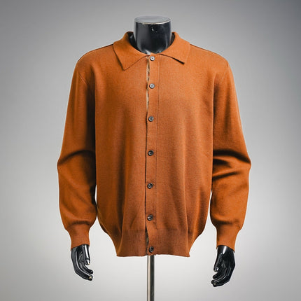 BURBERRY 26S COLLARED KNIT CARDIGAN 495