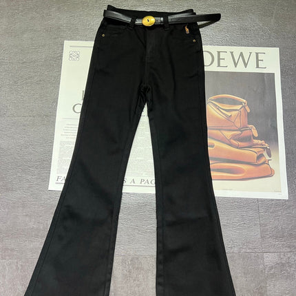RALPH LAUREN 26S BELTED FLARED PANTS 689