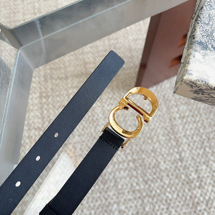 DIOR 25S BELT 20 MM IN BLACK CALFSKIN 613187