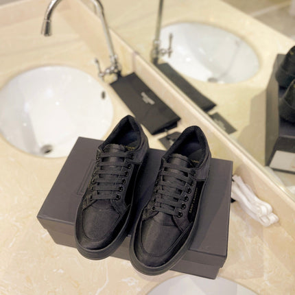 SL SL/61 SNEAKERS BLACK SATIN