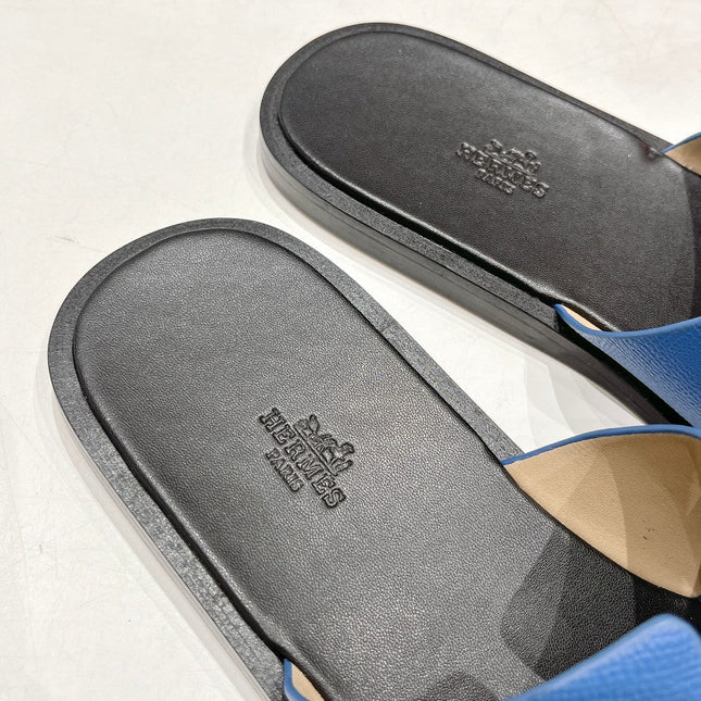 IZMIR SANDAL BLACK MIX LAPIS LAMBSKIN
