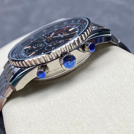 NAVITIMER B01 CHRONOGRAPH 43 ALL STEEL BLACK DIAL