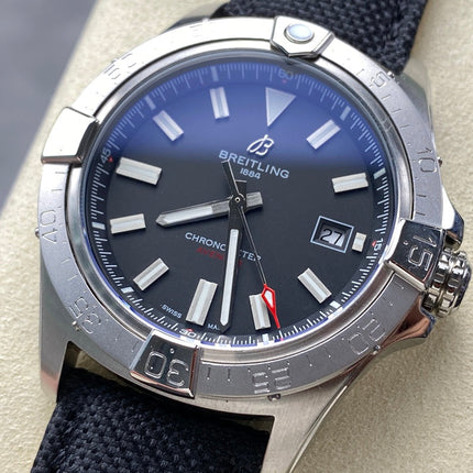 AVENGER AUTOMATIC 42 STEEL CASE BLACK NYLON STRAP