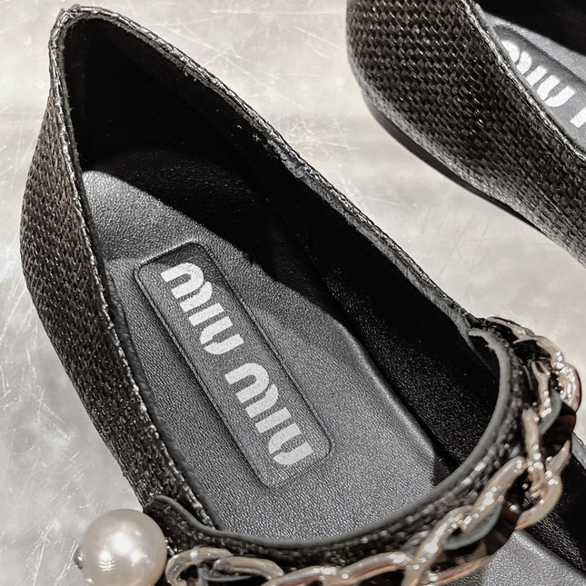 MARY JANE SANDAL CAP TOE BLACK SHEEPSKIN