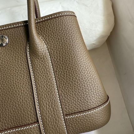HM 25S GARDEN PARTY 23 CM IN TAUPE BROWN TOGO