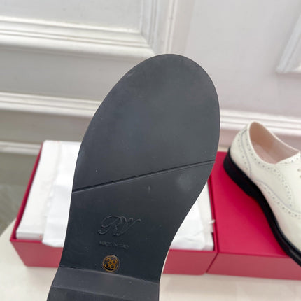 VIV' RANGERS LACE-UPS IN WHITE CALFSKIN