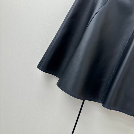 RALPH LAUREN 26S LEATHER SKIRT 714