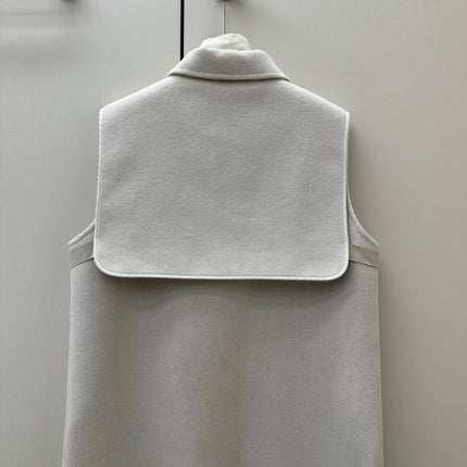 HERMES 26S SLEEVELESS JACKET 855