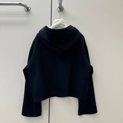 HERMES 26S CASHMERE HOODED JACKET 842