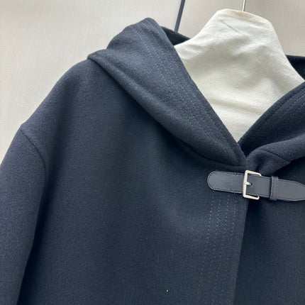 HERMES 26S CASHMERE HOODED JACKET 842