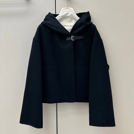HERMES 26S CASHMERE HOODED JACKET 842