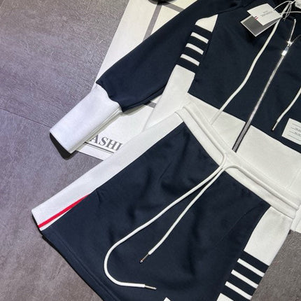 THOM 26S SWEATSHIRT JACKET & SKIRT SET STYLE 23