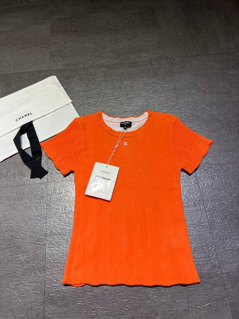 CHANEL 26S SHORT-SLEEVED KNIT SHIRT STYLE 1191