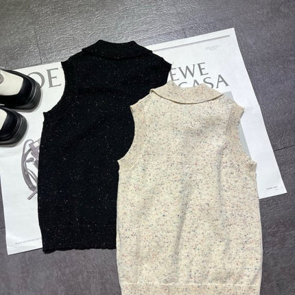 CHANEL 25S SLEEVELESS KNIT VEST 373