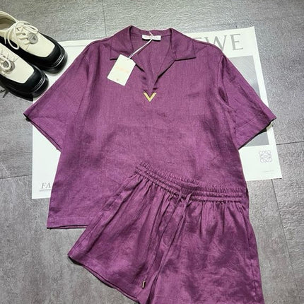 VALENTINO 26S TOP AND SHORTS SET STYLE 96