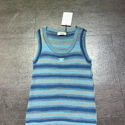 CELINE 26S SLEEVELESS KNIT TOP 395