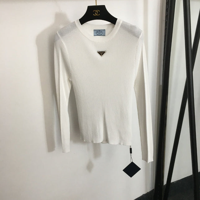 PRADA 25S FITTED KNIT SWEATER 284