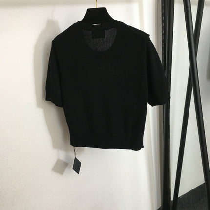 PRADA 25S SHORT-SLEEVE SWEATER 281