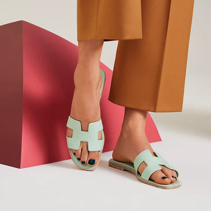 0RAN SANDAL VERT JADE