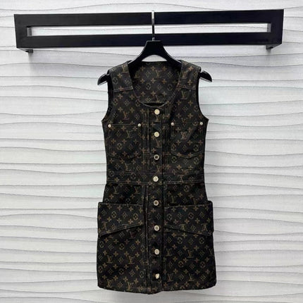 LV Monogram Denim Set