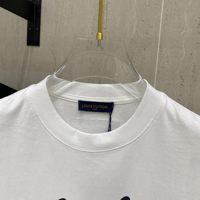 LV T-SHIRT IN WHITE COTTON 239617