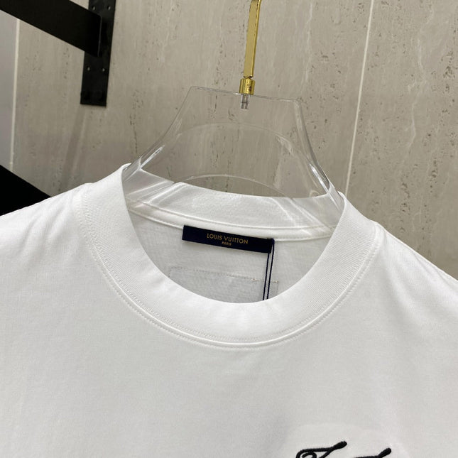 LV T-SHIRT IN WHITE COTTON 239615
