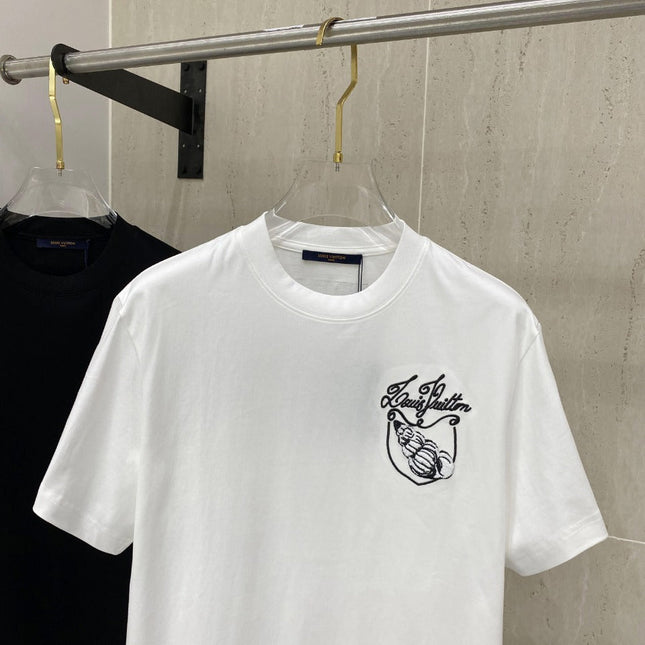LV T-SHIRT IN WHITE COTTON 239615