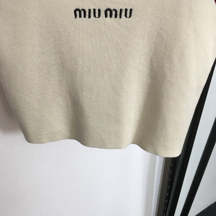 MIUMIU 26S KNITTED CAMISOLE TOP 888