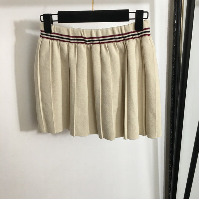 MIUMIU 26S KNITTED MINI PLEATED SKIRT 890