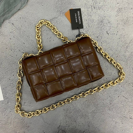 Chain Cass Bag Dark Brown